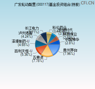 000117基金投资组合(持股)图