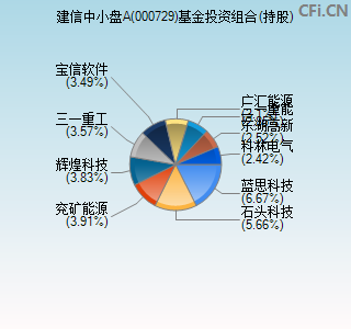 000729基金投资组合(持股)图