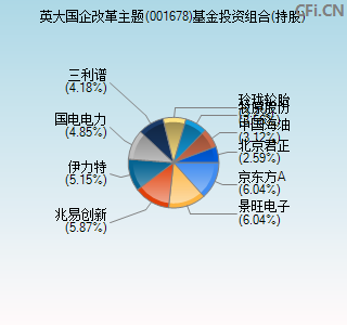 001678基金投资组合(持股)图