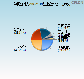 002409基金投资组合(持股)图