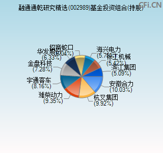 002989基金投资组合(持股)图