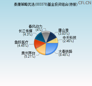 003378基金投资组合(持股)图