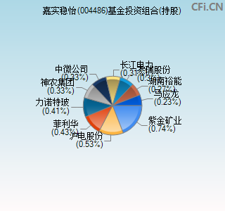 004486基金投资组合(持股)图