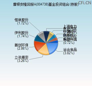 004738基金投资组合(持股)图