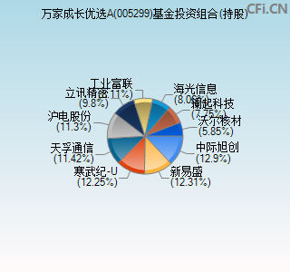 005299基金投资组合(持股)图