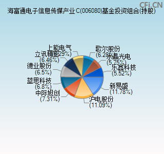 006080基金投资组合(持股)图