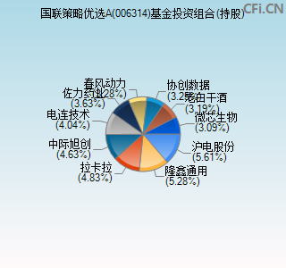 006314基金投资组合(持股)图