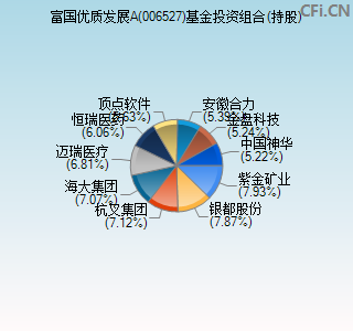 006527基金投资组合(持股)图