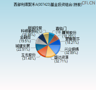 007423基金投资组合(持股)图