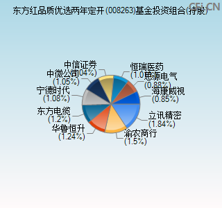 008263基金投资组合(持股)图