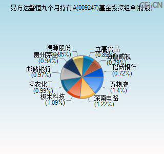 009247基金投资组合(持股)图