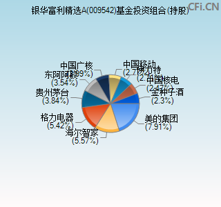 009542基金投资组合(持股)图