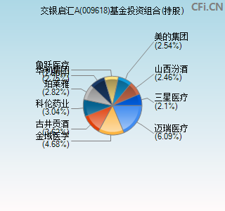 009618基金投资组合(持股)图