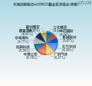 009623基金投资组合(持股)图