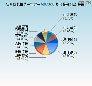 009695基金投资组合(持股)图