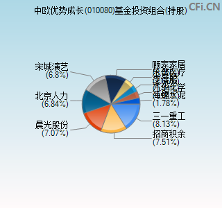 010080基金投资组合(持股)图