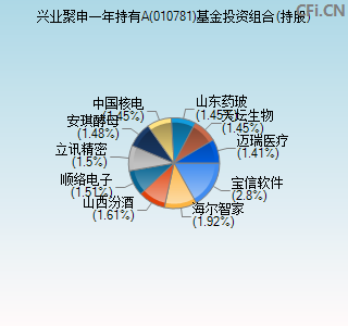 010781基金投资组合(持股)图