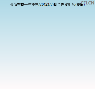 012377基金投资组合(持股)图