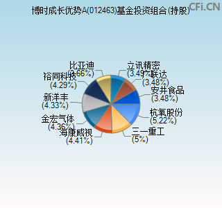 012463基金投资组合(持股)图