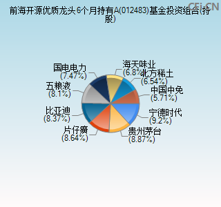 012483基金投资组合(持股)图