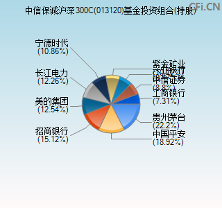 013120基金投资组合(持股)图