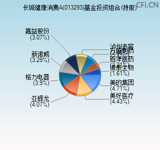 013293基金投资组合(持股)图