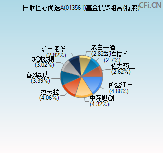 013561基金投资组合(持股)图