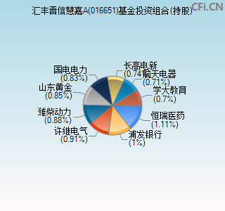 016651基金投资组合(持股)图