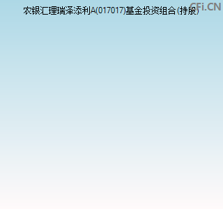 017017基金投资组合(持股)图