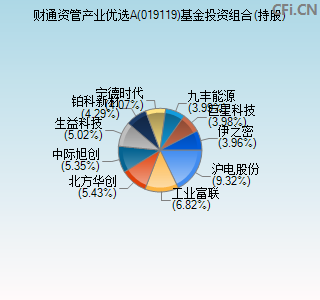 019119基金投资组合(持股)图