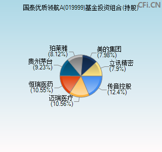 019999基金投资组合(持股)图