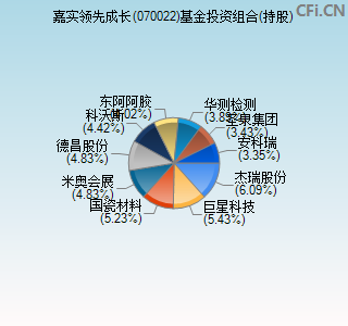 070022基金投资组合(持股)图