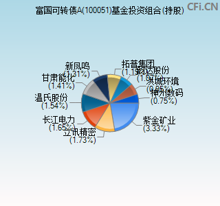 100051基金投资组合(持股)图