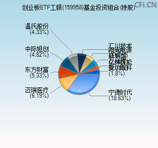 159958基金投资组合(持股)图