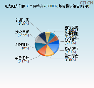 860007基金投资组合(持股)图