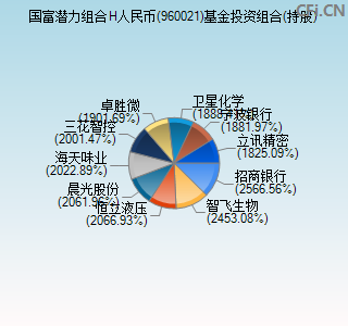 960021基金投资组合(持股)图