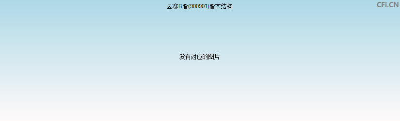 云赛B股(900901)股本结构图