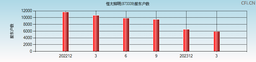 恒太照明(873339)股东户数图