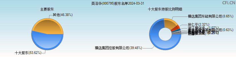 英洛华(000795)主要股东图
