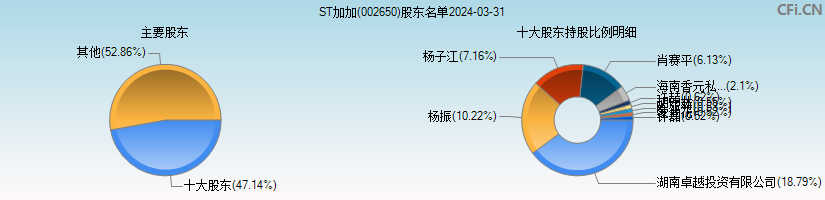 ST加加(002650)主要股东图