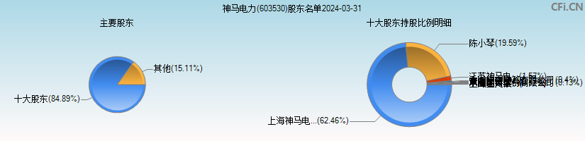 神马电力(603530)主要股东图