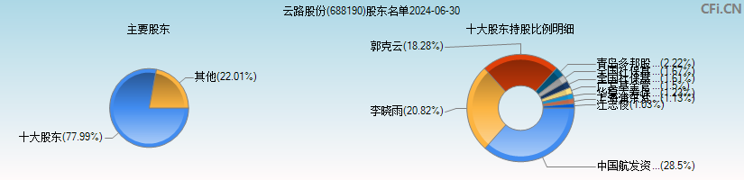 云路股份(688190)主要股东图