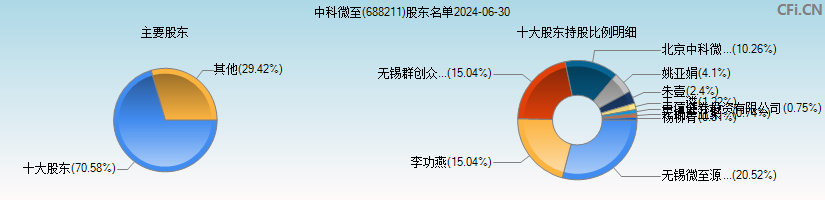 中科微至(688211)主要股东图