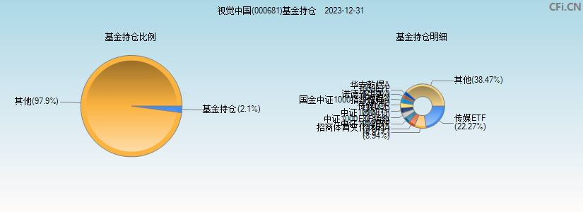 视觉中国(000681)基金持仓图