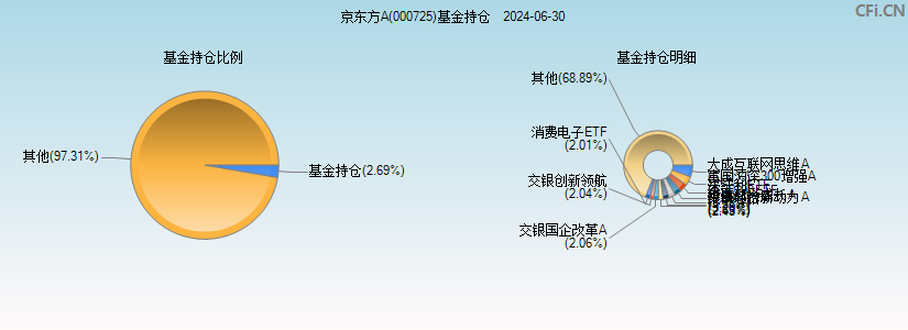 京东方A(000725)基金持仓图