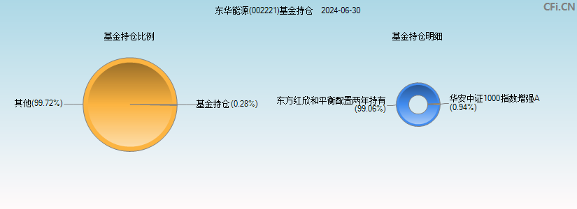 东华能源(002221)基金持仓图