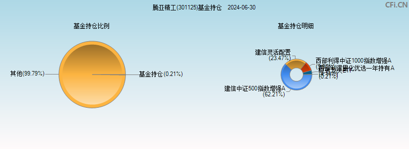 腾亚精工(301125)基金持仓图