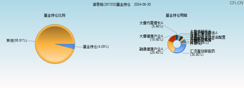 诺思格(301333)基金持仓图