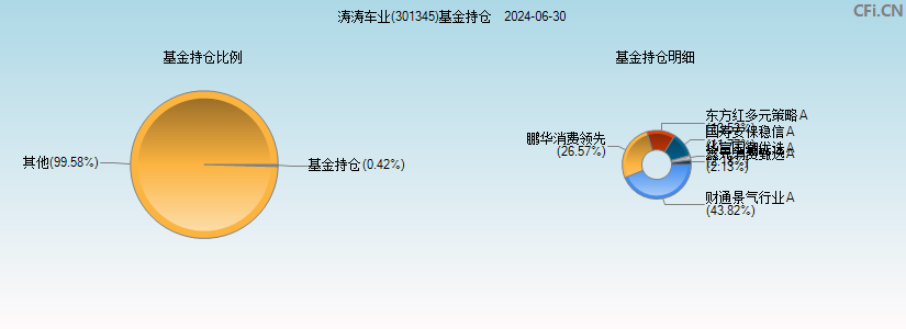 涛涛车业(301345)基金持仓图