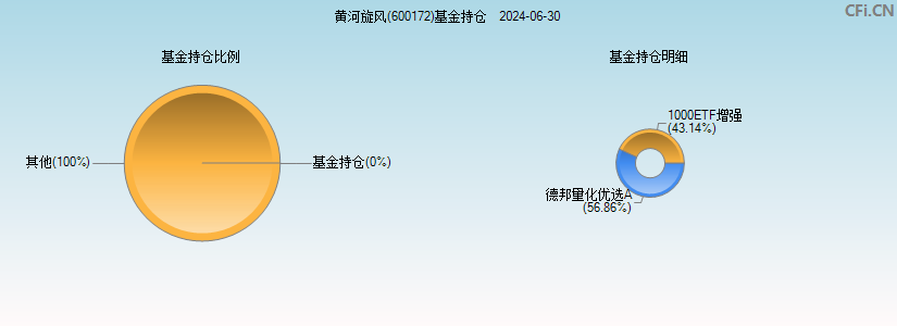 黄河旋风(600172)基金持仓图